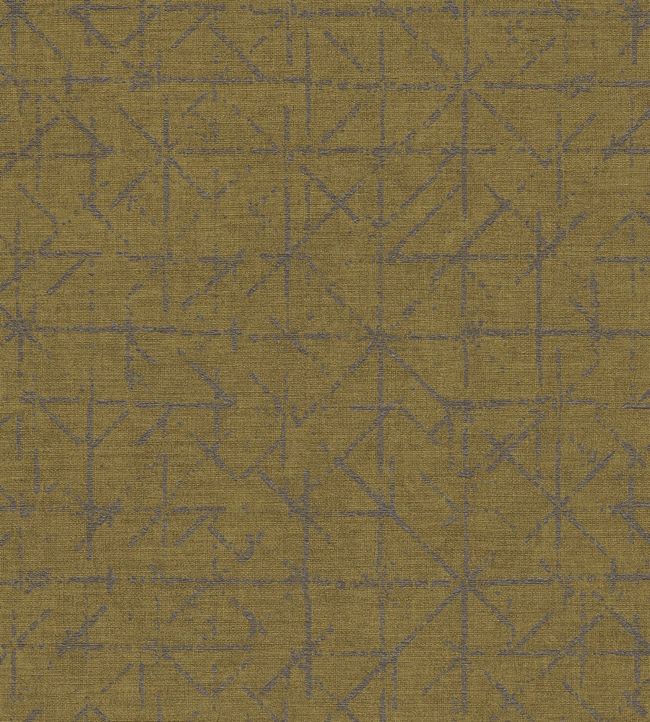 Geometric Sketch Wallpaper - Yellow