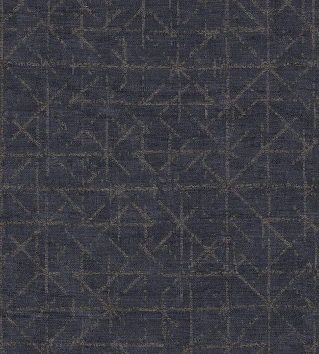 Geometric Sketch Wallpaper - Blue