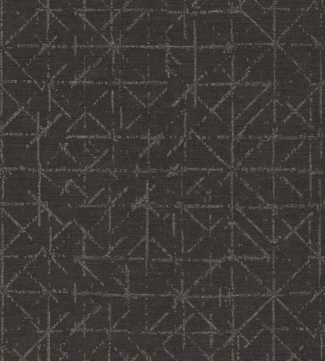 Geometric Sketch Wallpaper - Black