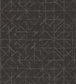 Geometric Sketch Wallpaper - Black