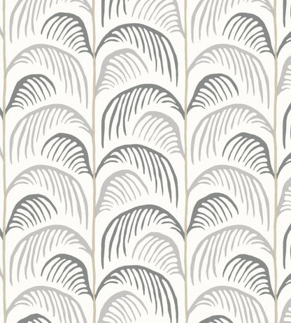 Canopy Palms Wallpaper - Gray