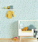 Mismatch Room Wallpaper - Blue