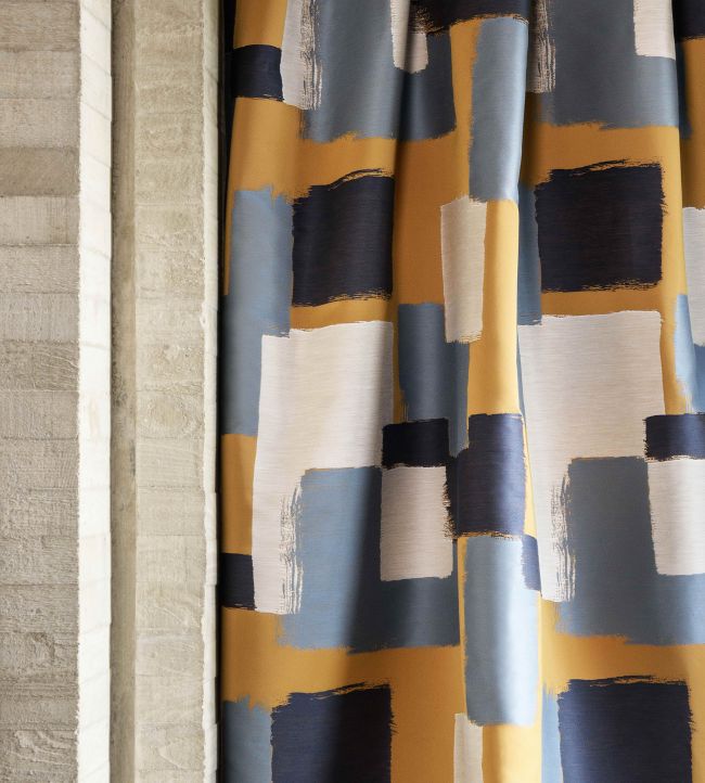 Abstract Room Fabric 2 - Multicolor