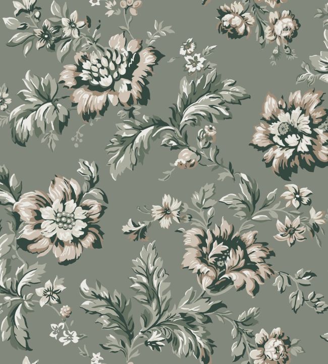 Rosenholm Wallpaper - Gray