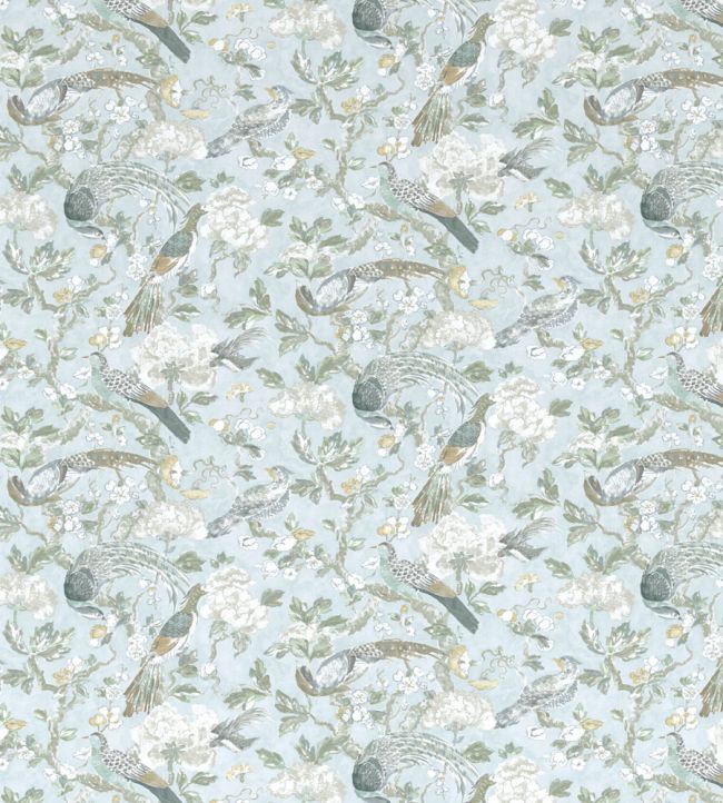 Aviary Fabric - Teal 