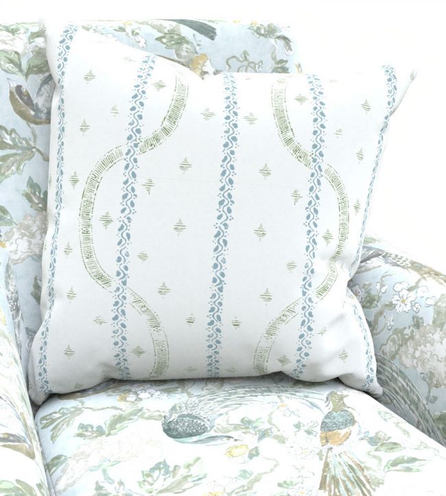 Aviary Room Fabric - Teal