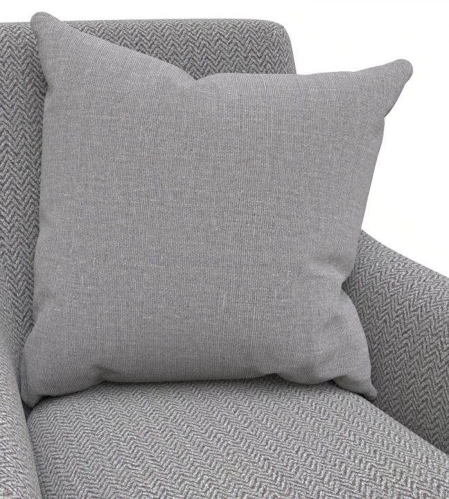 Madeaux Silk Linen Room Fabric - Gray