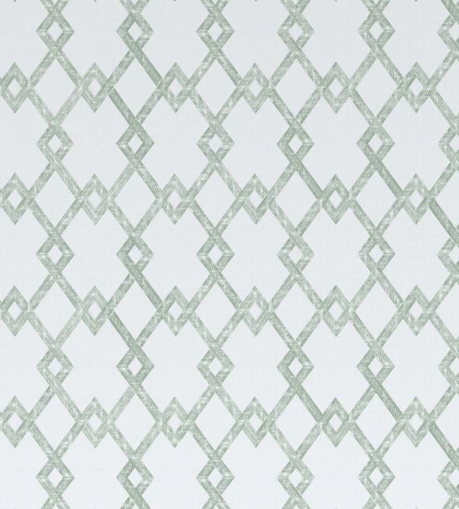 Treillage Fabric - Green 