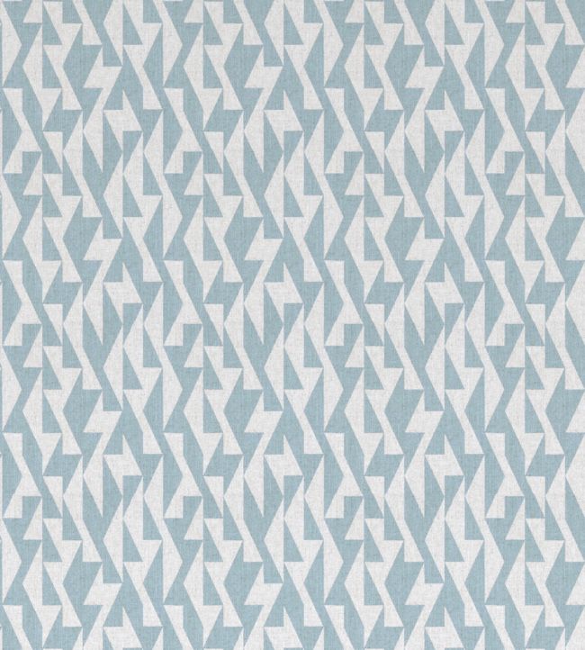 Puzzled Fabric - Blue 