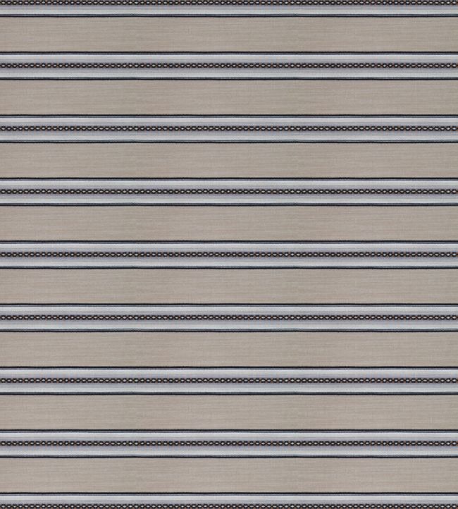 Berber Stripe Fabric - Blue 