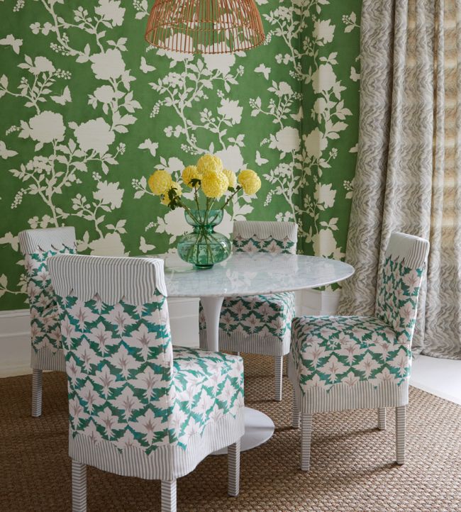 Foglia Room Fabric - Green