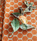 The Octagon Room  Fabric - Orange