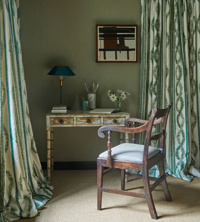 La Vigne Room Fabric - Green
