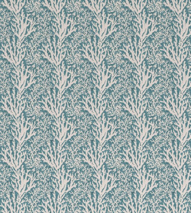 Coral Stripe Fabric - Blue 