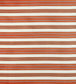 Wide Kelim Stripe Fabric - Orange 