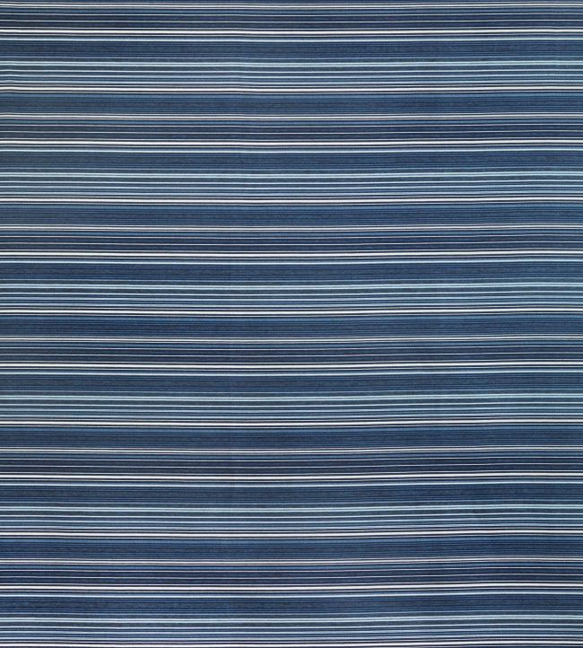 Narrow Anatolia Stripe Fabric - Blue 