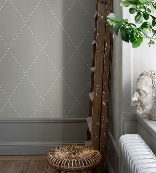 Robin Room Wallpaper - Gray