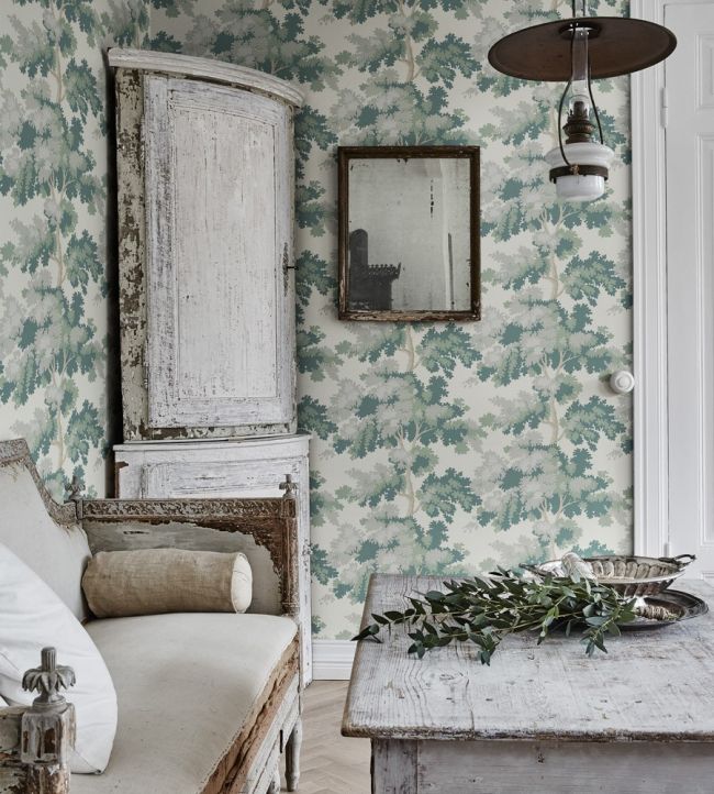 Raphael Room Wallpaper - Green