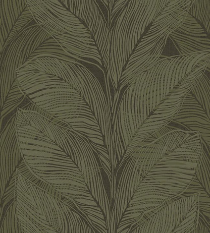 Urban Jungle Wallpaper - Green 