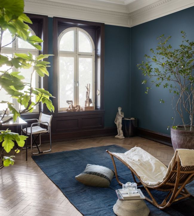 Silk Room Wallpaper 2 - Blue