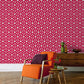 Funky Flora Room Wallpaper - Red