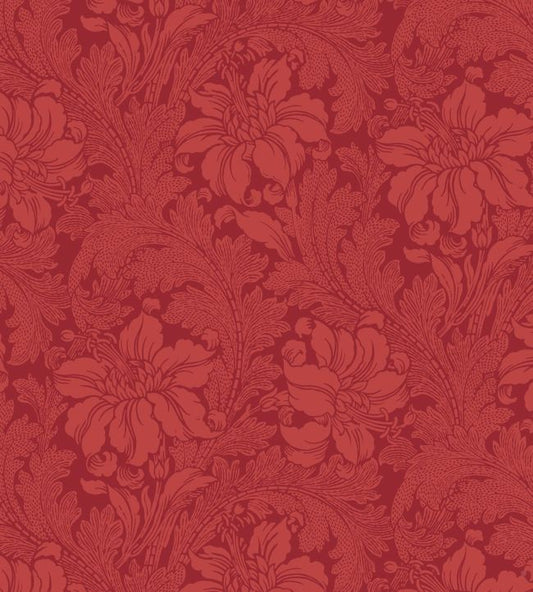 Acanthus Wallpaper - Red