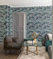 Nackros Room Wallpaper - Blue