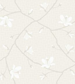 Magnolia Wallpaper - Cream