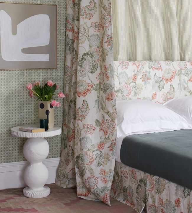 Lucia Room Fabric - Teal