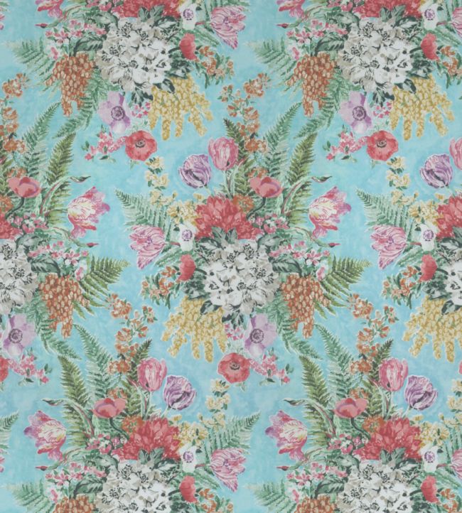 Spring Garden Fabric - Teal