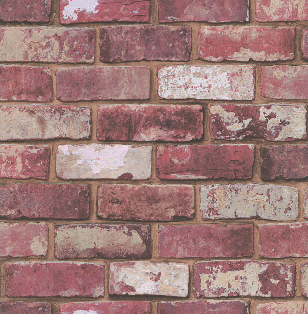 Red Brick Wallpaper - Red