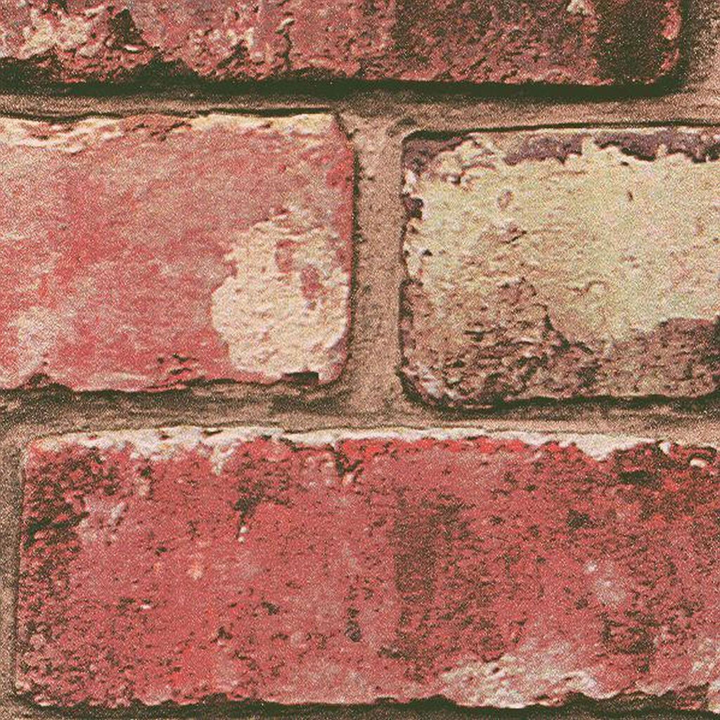 Red Brick Room Wallpaper - Red