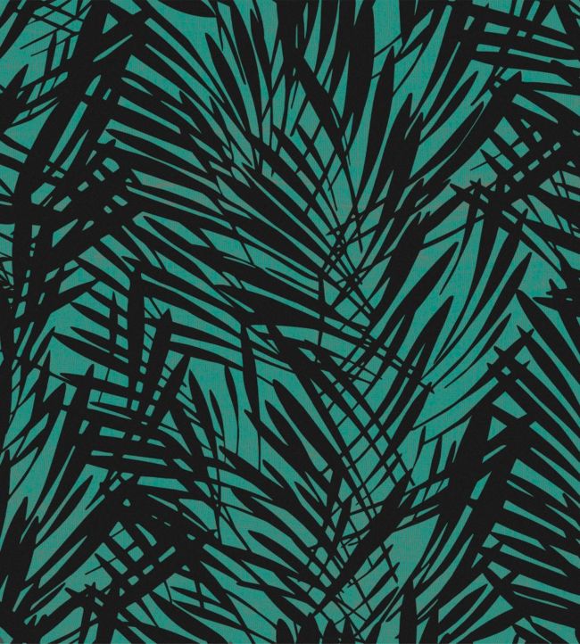 Palmeraie Wallpaper - Teal 