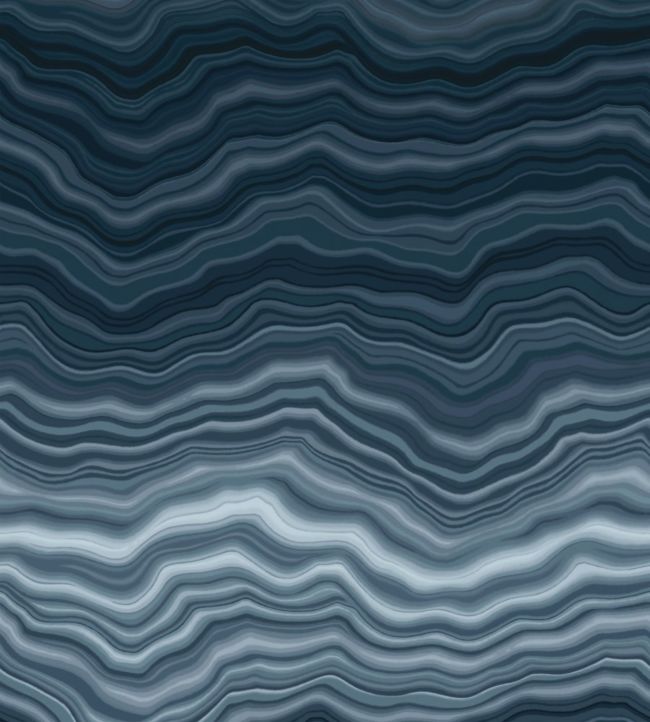 Carrare Wallpaper - Blue