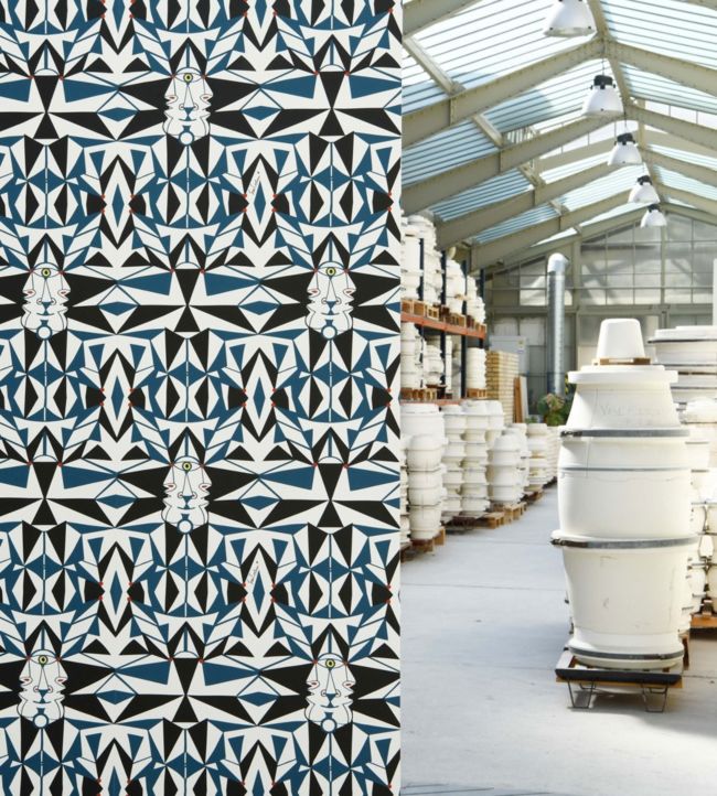 Email Room Wallpaper 2 - Blue