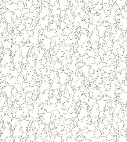 Ressemblance Wallpaper - White