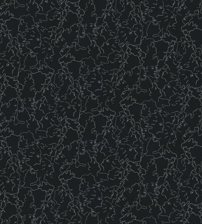 Ressemblance Wallpaper - Black