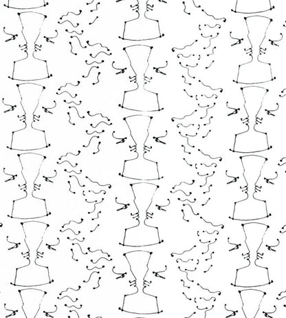 Tete A Tete Wallpaper - White