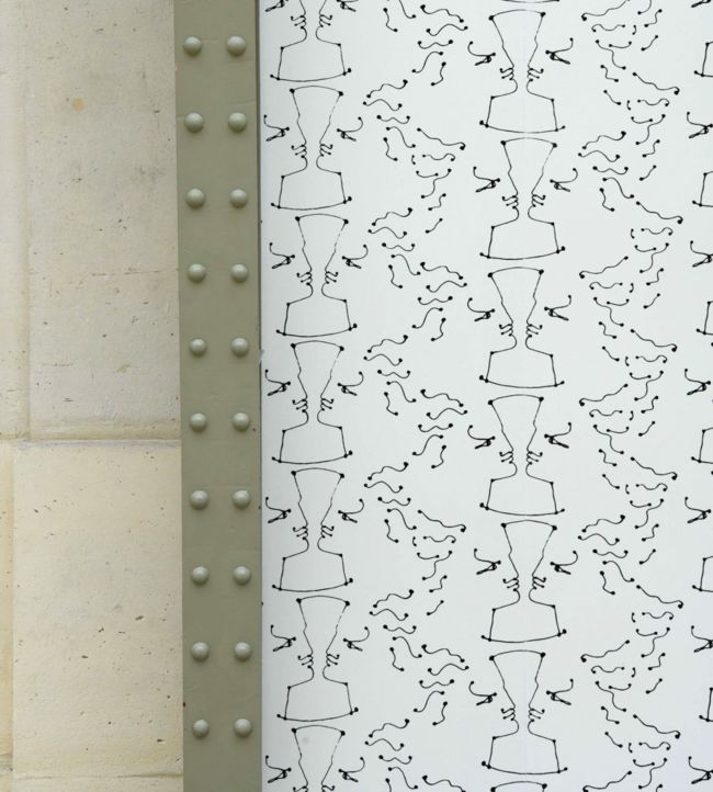 Tete A Tete Room Wallpaper 2 - White