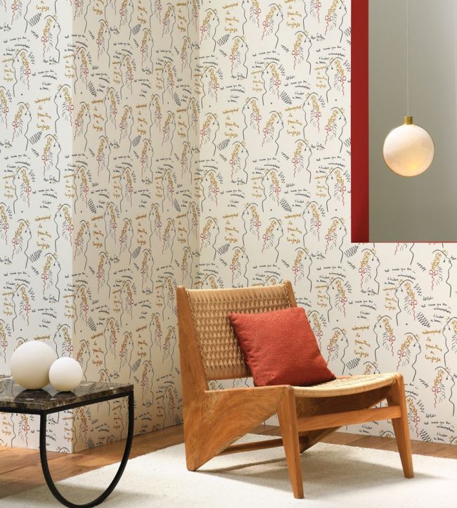 Ecriture Room Wallpaper - Sand