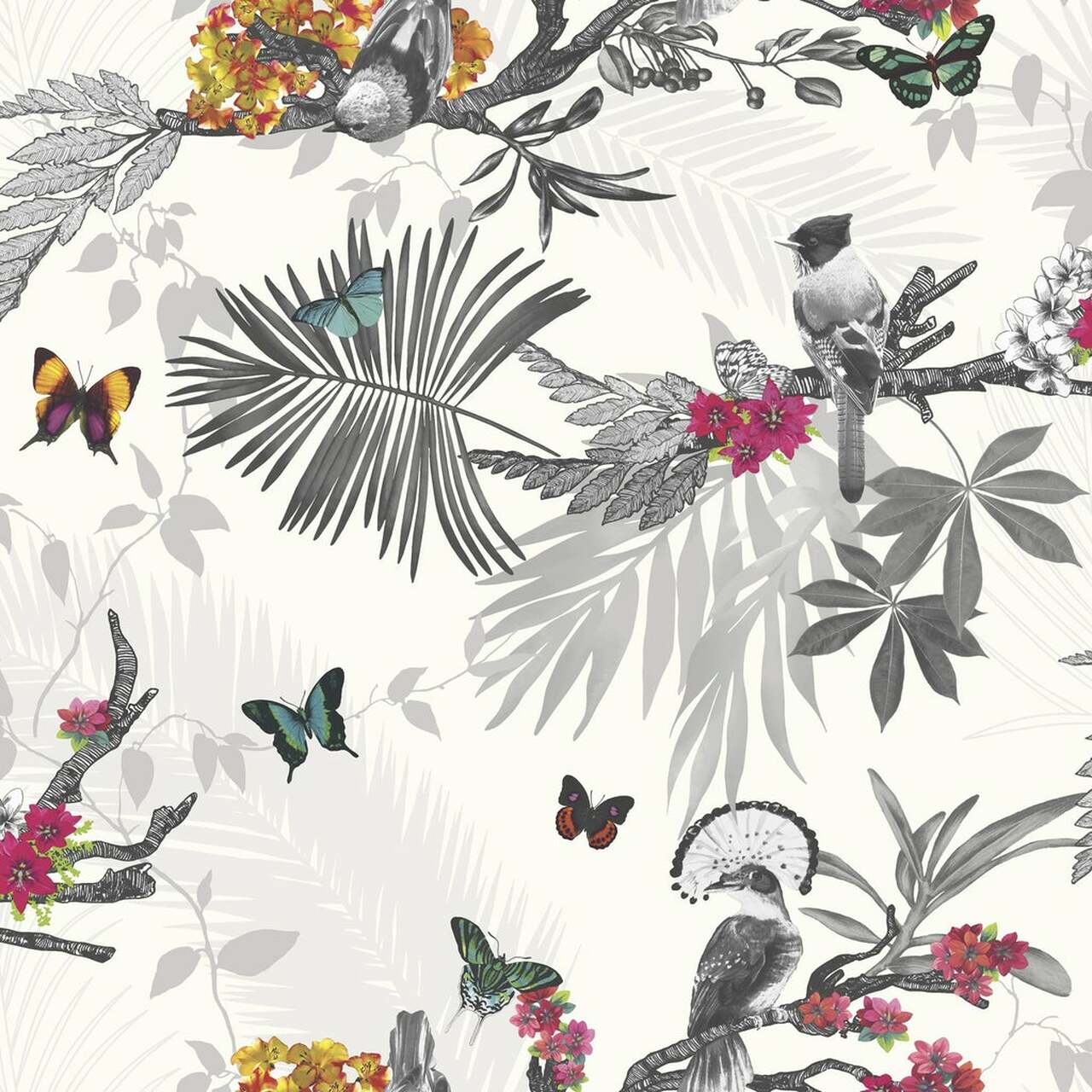 Mystical Forest Imagine Nursey Wallpaper - Multicolor