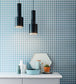 Lattice Room Wallpaper - Blue