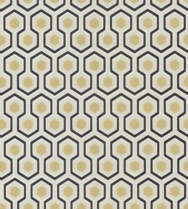 Hicks' Hexagon Wallpaper - Yellow - Cole & Son