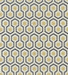 Hicks' Hexagon Wallpaper - Yellow - Cole & Son