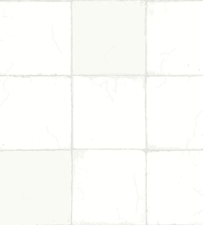Capri Tiles Wallpaper - White