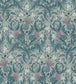 Thistle Wallpaper - Blue 