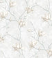 Lilly Tree Wallpaper - White