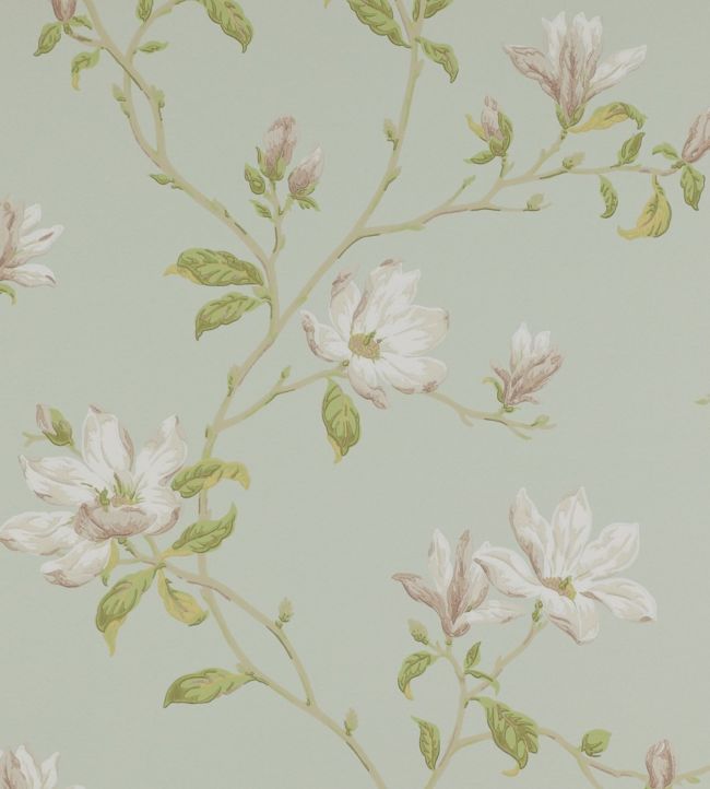 Marchwood Wallpaper - Teal - Colefax & Fowler