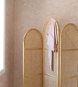 Golden Marble Room Wallpaper - Pink