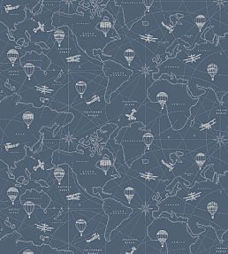 Adventures Wallpaper - Blue